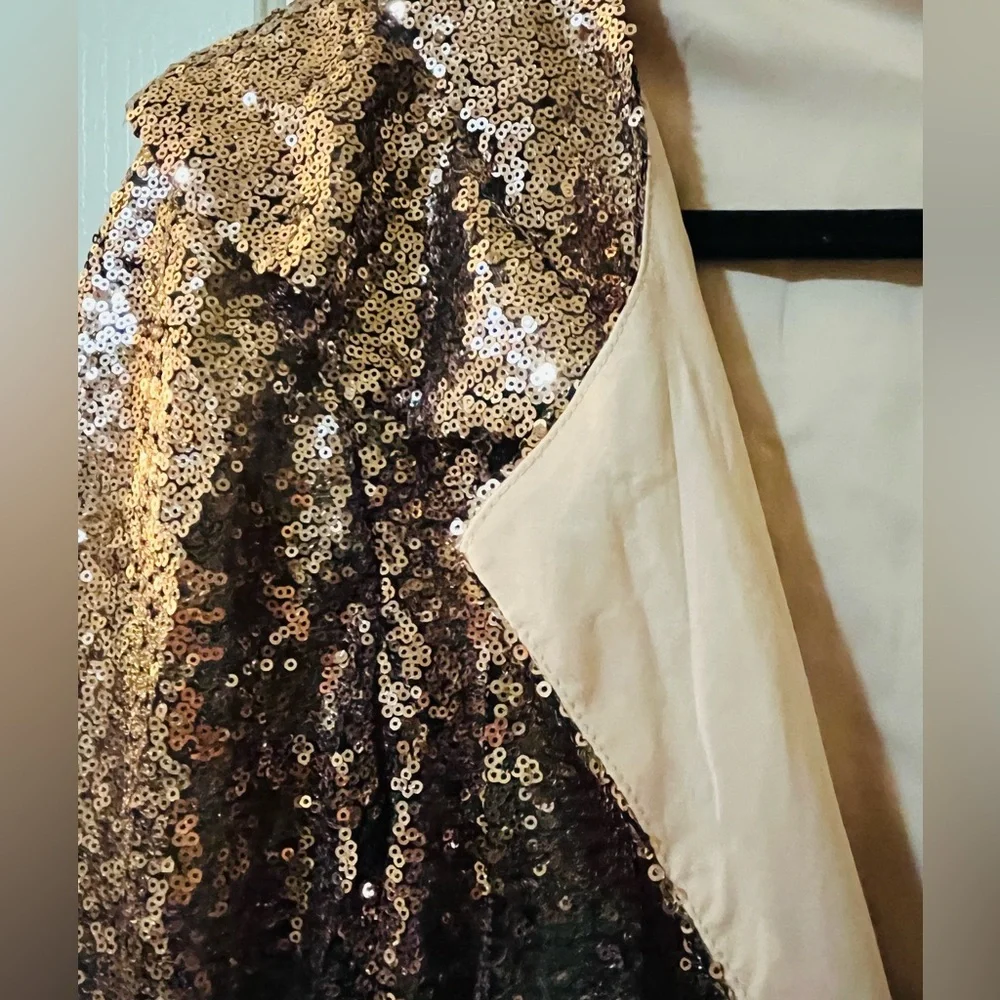 Lane Bryant Rose Gold Sequin Blazer Size 20 NWT - Picture 5 of 7